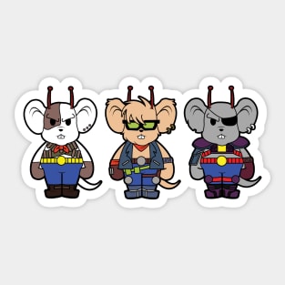 Biker Mice From Mars Chibi Sticker